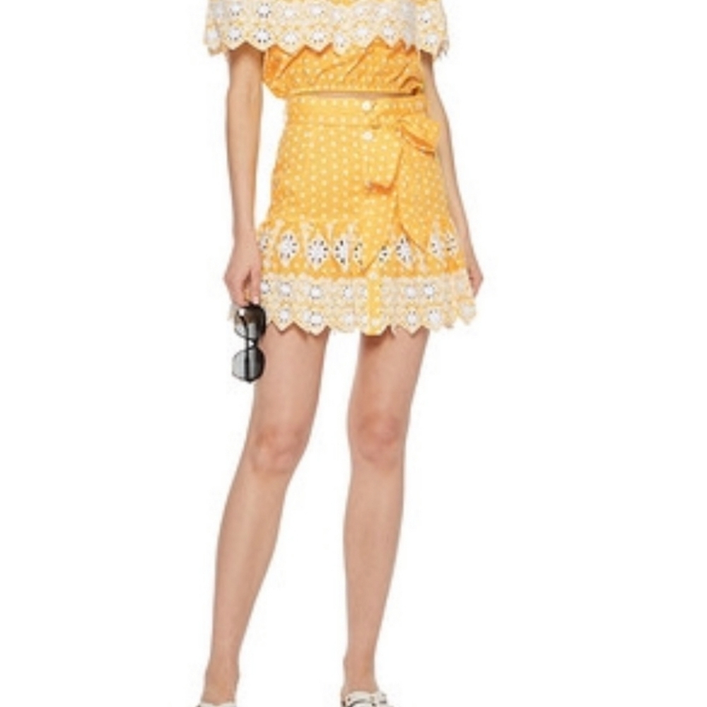 Miguelina Emy Broderie Anglaise Skirt